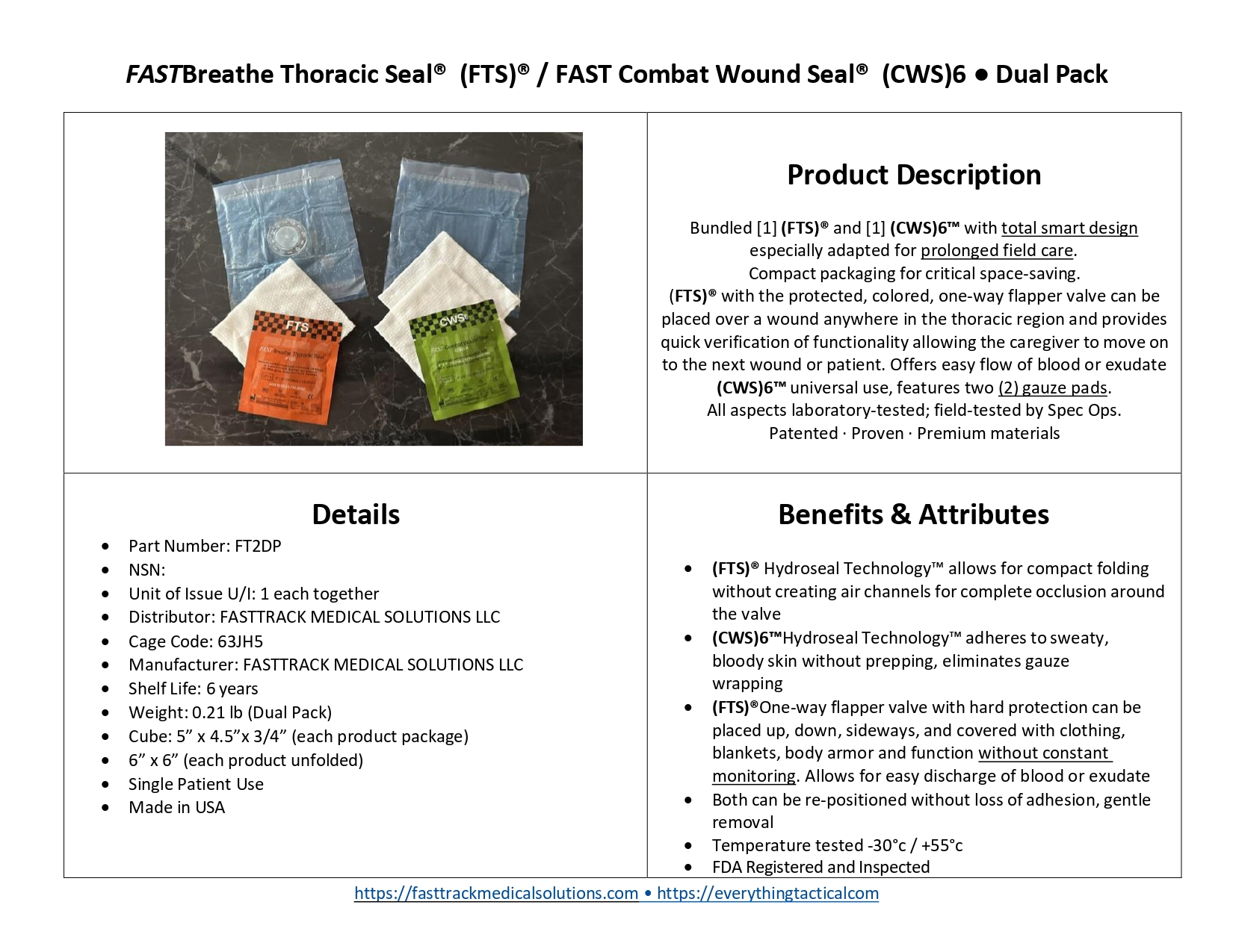FAST Dual Pack Brochure